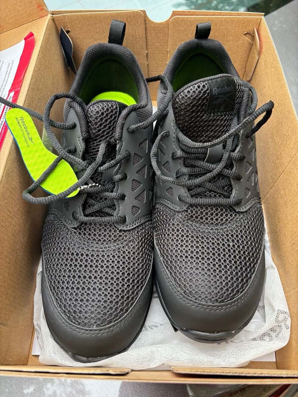 Reebok Sublite Cushion Work RB4039 Composite Toe Athletic Shoes Men’s Size 9 - Picture 1 of 11